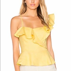 Karina Grimaldi one shoulder blouse
